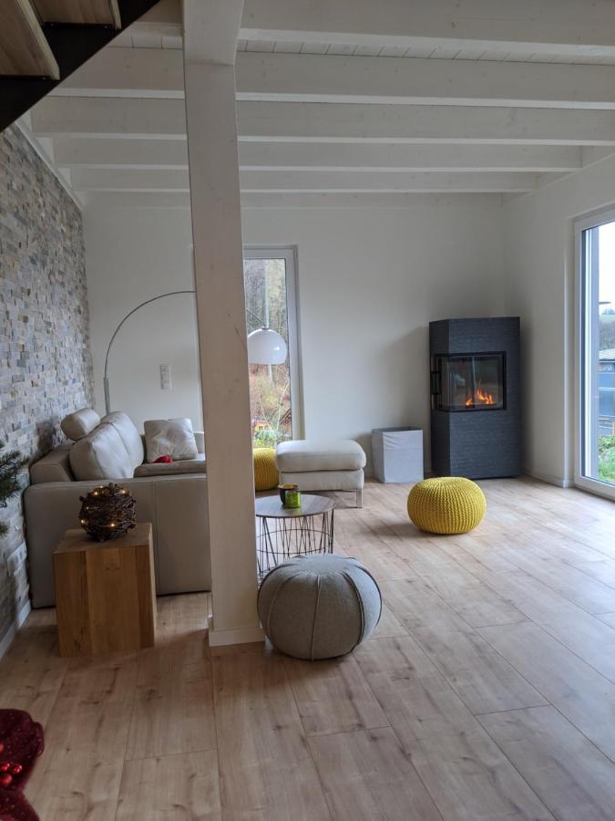 Ferienhaus Schieferterrasse - Waldsee Rieden - Eksteriør billede